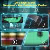 Dual LED Eyes for Car Windshield, 14.72"x3.62"Full Color Programmable Dynamic LED Sign, IP65 Waterproof Flexible Panel with APP, Remote Control & Car Charger for Sedan SUV Truck(2-Pack)