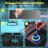 Dual LED Eyes for Car Windshield, 14.72"x3.62"Full Color Programmable Dynamic LED Sign, IP65 Waterproof Flexible Panel with APP, Remote Control & Car Charger for Sedan SUV Truck(2-Pack)